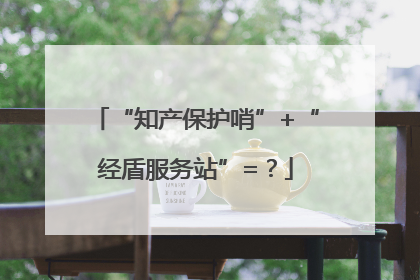 “知产保护哨”+“经盾服务站”=？