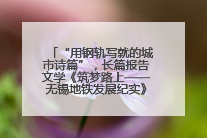 “用钢轨写就的城市诗篇”，长篇报告文学《筑梦路上——无锡地铁发展纪实》研讨会在南京举行