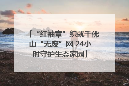 “红袖章”织就千佛山“无废”网 24小时守护生态家园
