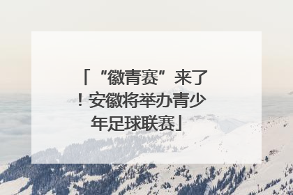 “徽青赛”来了！安徽将举办青少年足球联赛
