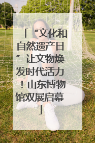 “文化和自然遗产日”让文物焕发时代活力！山东博物馆双展启幕