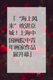 “海上风来”吹进京城！上海中国画院中青年画家作品展开幕