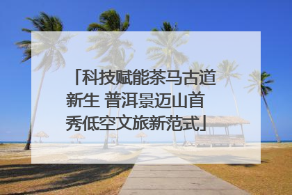 科技赋能茶马古道新生 普洱景迈山首秀低空文旅新范式