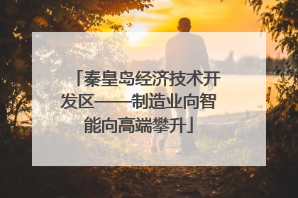秦皇岛经济技术开发区——制造业向智能向高端攀升