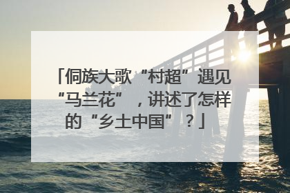 侗族大歌“村超”遇见“马兰花”，讲述了怎样的“乡土中国”？