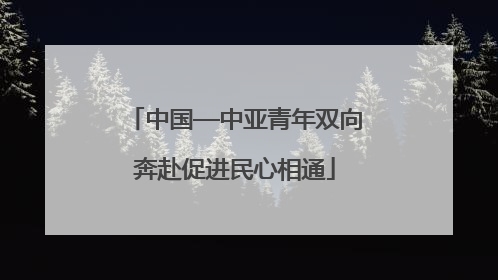 中国—中亚青年双向奔赴促进民心相通