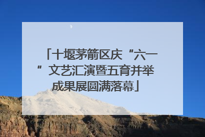 十堰茅箭区庆“六一”文艺汇演暨五育并举成果展圆满落幕