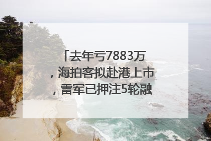 去年亏7883万，海拍客拟赴港上市，雷军已押注5轮融资｜IPO直通车