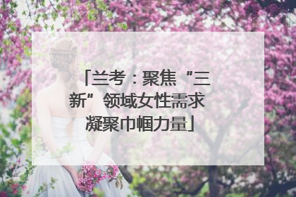 兰考：聚焦“三新”领域女性需求 凝聚巾帼力量