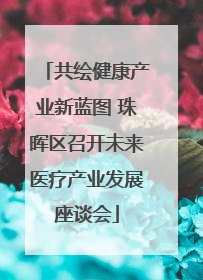 共绘健康产业新蓝图 珠晖区召开未来医疗产业发展座谈会