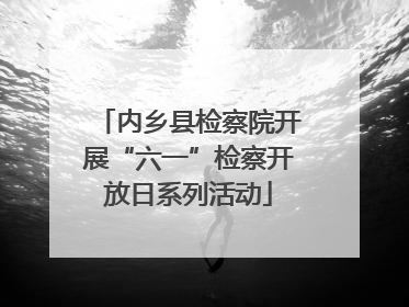 内乡县检察院开展“六一”检察开放日系列活动
