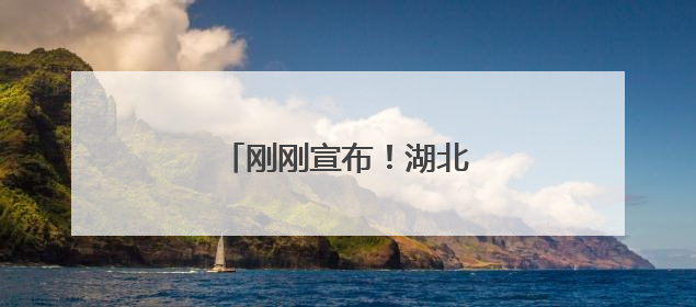 刚刚宣布！湖北新增一家国企