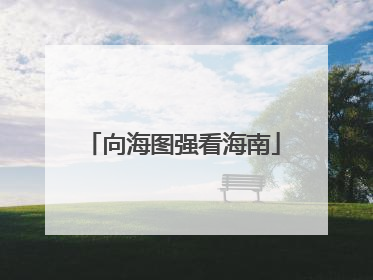 向海图强看海南