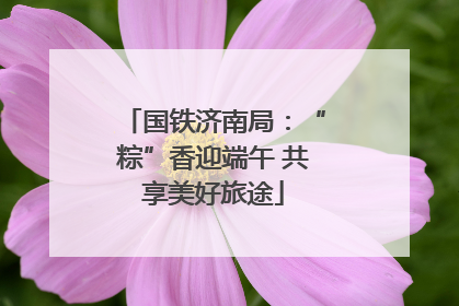 国铁济南局：“粽”香迎端午 共享美好旅途