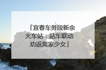 宜春车务段新余火车站：站车联动劝返离家少女