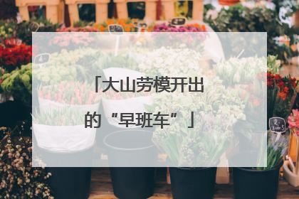 大山劳模开出的“早班车”