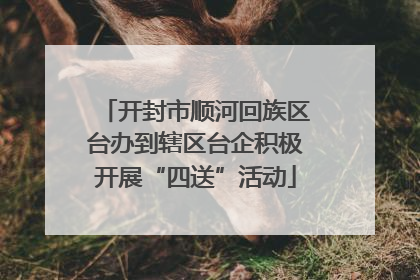 开封市顺河回族区台办到辖区台企积极开展“四送”活动
