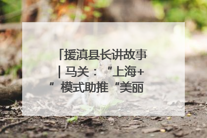 援滇县长讲故事｜马关：“上海+”模式助推“美丽产业”幸福绽放