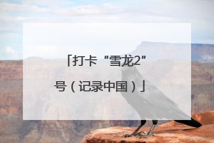 打卡“雪龙2”号（记录中国）