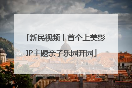 新民视频丨首个上美影IP主题亲子乐园开园
