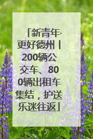 新青年·更好德州丨200辆公交车、800辆出租车集结，护送乐迷往返