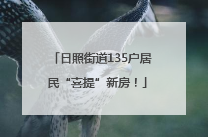 日照街道135户居民“喜提”新房！