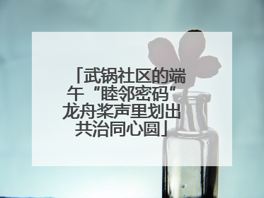 武锅社区的端午“睦邻密码”龙舟桨声里划出共治同心圆