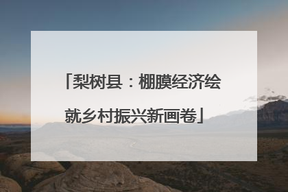 梨树县：棚膜经济绘就乡村振兴新画卷