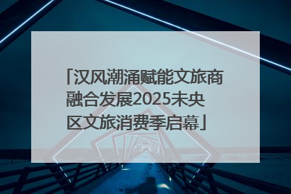 汉风潮涌赋能文旅商融合发展2025未央区文旅消费季启幕