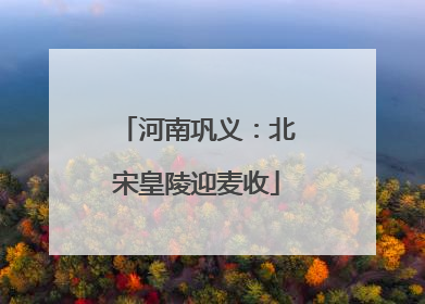 河南巩义：北宋皇陵迎麦收