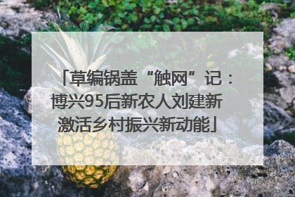 草编锅盖“触网”记：博兴95后新农人刘建新激活乡村振兴新动能