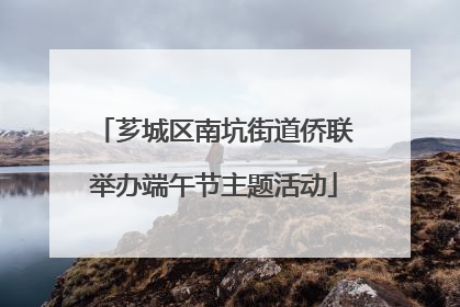 芗城区南坑街道侨联举办端午节主题活动