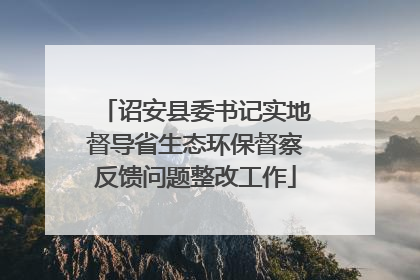 诏安县委书记实地督导省生态环保督察反馈问题整改工作