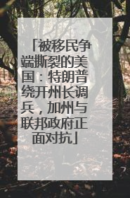 被移民争端撕裂的美国：特朗普绕开州长调兵，加州与联邦政府正面对抗