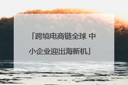 跨境电商链全球 中小企业迎出海新机