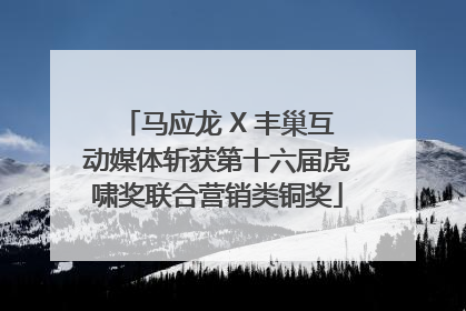 马应龙 X 丰巢互动媒体斩获第十六届虎啸奖联合营销类铜奖